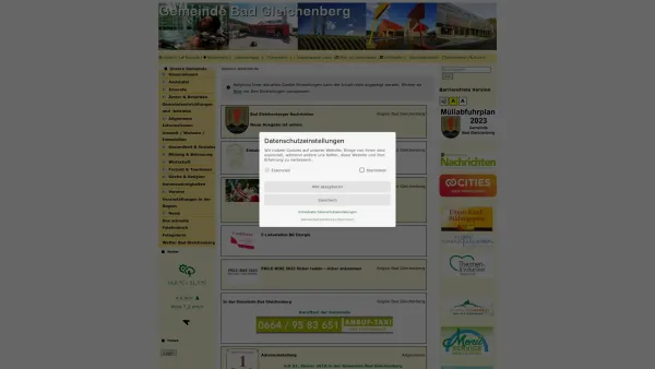 Website Screenshot: Gemeindeamt Bad Gemeinde Bad Gleichenberg - Bad Gleichenberg - GEM2GO WEB - Unsere Gemeinde - Date: 2023-06-14 10:38:55