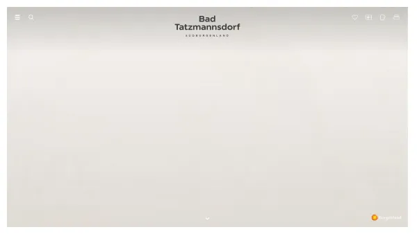 Website Screenshot: Regionalmarketing f Bad Tatzmannsdorf u d Kur Therme Sport - Bad Tatzmannsdorf | Offizielle Seite: aktuelle News, Events, Gastgeber, Kraft der Natur - Date: 2023-06-22 12:13:12