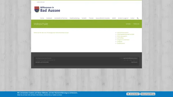 Website Screenshot: Volksschule Bad Aussee - Volksschule | Bad Aussee - Date: 2023-06-22 12:13:12