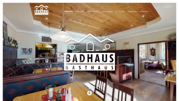 Website Screenshot: Gasthaus Badhaus Mattighofen Inhaber Karer Herbert und Monika - Startseite - Gasthaus Badhaus - Date: 2023-06-22 12:13:12