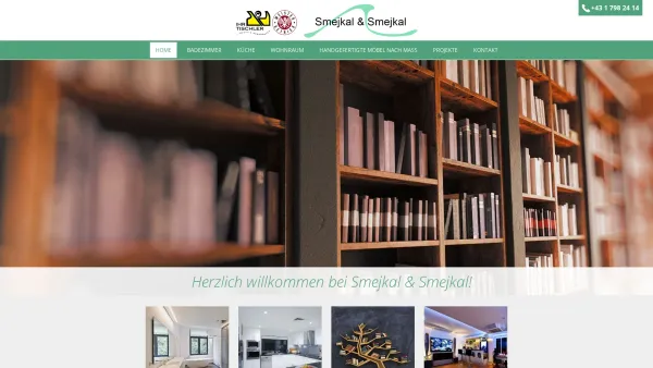 Website Screenshot: Smejkal & Smejkal - Tischlerei für Maßmöbel in Wien | Smejkal & Smejkal - Date: 2023-06-15 16:02:34