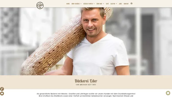 Website Screenshot: Bäckerei Eder - Bäckerei EDER Gumpoldskirchen & Biedermannsdorf & Gastroservice - Date: 2023-06-15 16:02:34