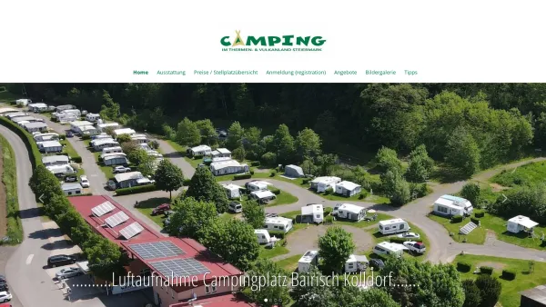 Website Screenshot: Thermenlandcamping-Campingplatz Bairisch Kölldorf - Thermenland-Campingplatz Bairisch Kölldorf, 8344 Bad Gleichenberg - Date: 2023-06-22 15:00:10