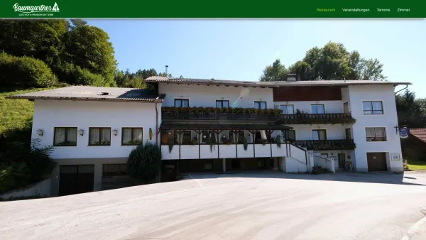 Website Screenshot: Gasthof-Pension Baumgartner - Gasthof - Pension Baumgartner | Restaurant | Aspang, Bucklige Welt - Date: 2023-06-14 10:47:08