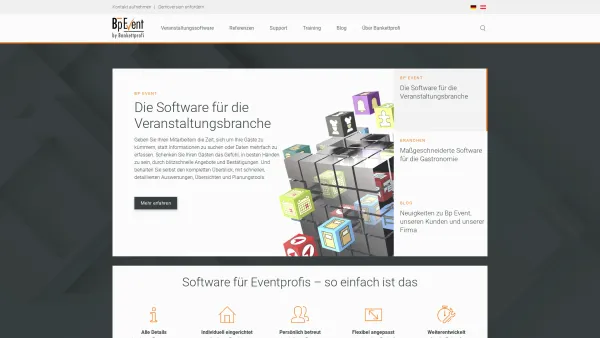 Website Screenshot: Bankettprofi Österreich GmbH - Startseite AT - Bp Event by Bankettprofi - Date: 2023-06-22 12:13:12