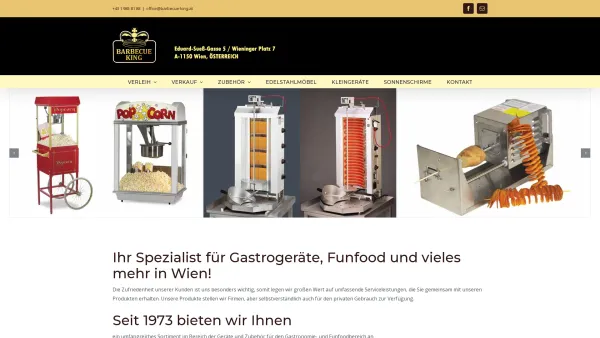 Website Screenshot: Barbecue King Handels­gesellschaft m.b.H. - Barbecue King - Date: 2023-06-14 10:46:38
