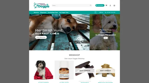 Website Screenshot: Barfshop - Doggie – Dein Hundesalon in Klagenfurt – Hundefutter Hundepflege Zubehör für Hunde - Date: 2023-06-22 12:13:12