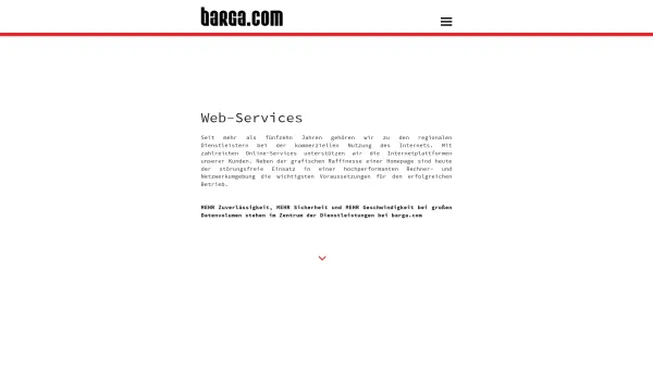 Website Screenshot: barga.com solutions Internetdienstleistungen Internetagentur - barga.com :: Home - Date: 2023-06-22 12:13:12