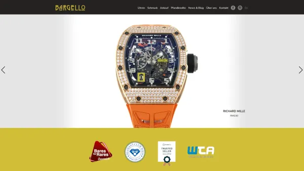 Website Screenshot: Bargello Uhren und Juwelen - Home - Date: 2023-06-22 12:13:12