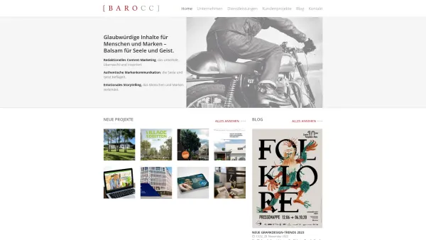 Website Screenshot: BAROCC e.U. - barocc.at | Agentur für Content-Marketing und Storytelling - Date: 2023-06-22 12:13:12