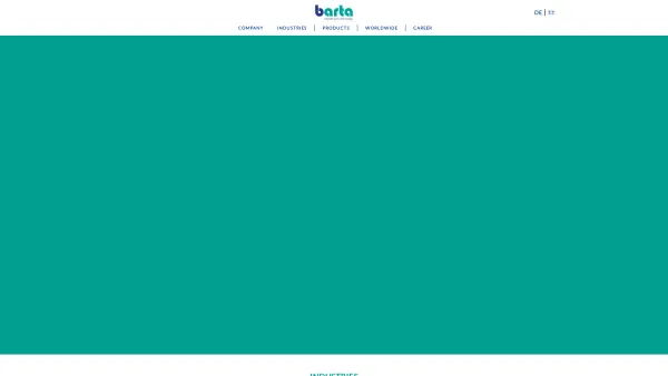 Website Screenshot: FRANZ BARTA GMBH - HOME - Franz Barta GmbH - transfer print technology - Date: 2023-06-22 12:13:12