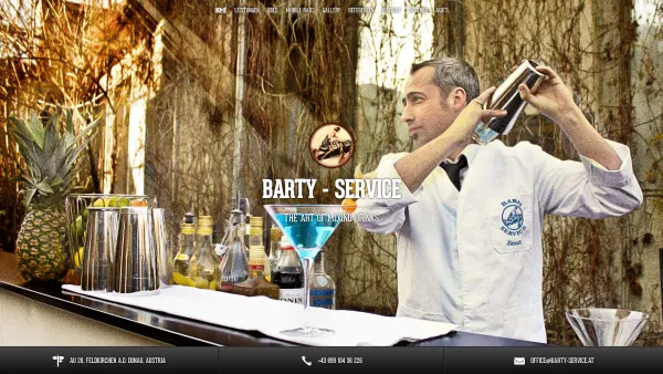 Website Screenshot: BARty-Service Cocktailcatering - BARty - Service | the art of mixing drinks - Date: 2023-06-22 12:13:12