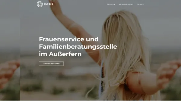 Website Screenshot: BASIS Frauen-Service Für Frauen Außerfern - basis – Frauenservice und Familienberatungsstelle im Außerfern - Date: 2023-06-22 12:13:12