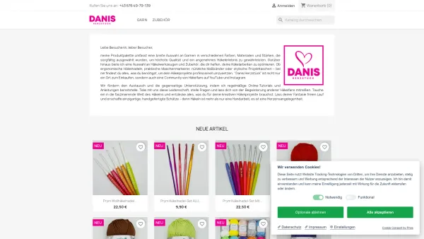 Website Screenshot: PIC Multishop Handels und Service www.BastelWelt.at - Danis Herzstück - Date: 2023-06-22 12:13:12