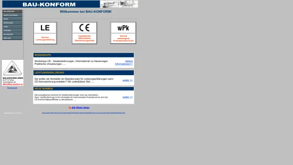 Website Screenshot: BAU-KONFORM - BAU-KONFORM - Date: 2023-06-14 10:38:58
