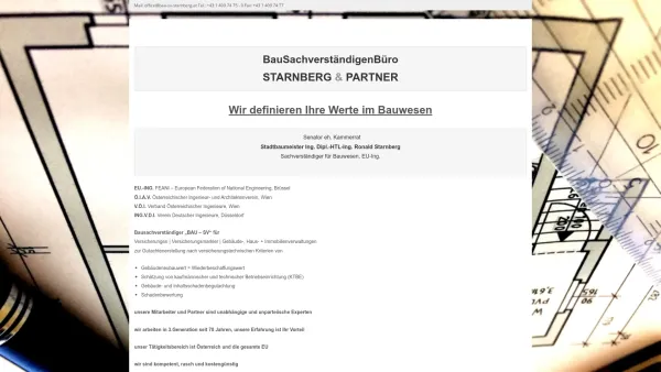 Website Screenshot: STARNBERG & PARTNER BauSachVerständigenBüro GmbH. - Starnberg&Partner – BauSachverständigenBüro - Date: 2023-06-22 15:07:48