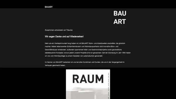 Website Screenshot: bauart - Start | BAUART - Date: 2023-06-22 15:07:48