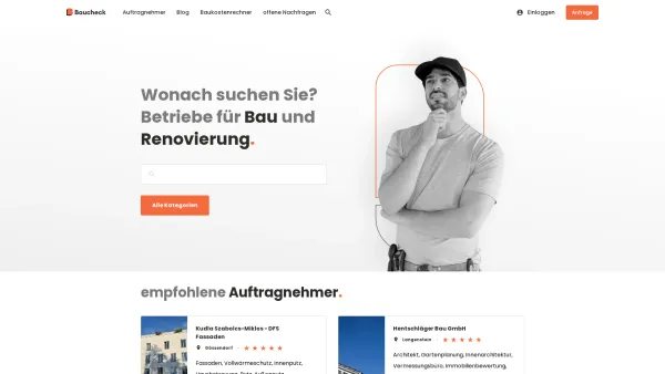Website Screenshot: AFORM GmbH - BauCheck - Angebote vergleichen für Bau und Renovierung - Date: 2023-06-26 10:26:08
