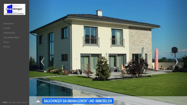 Website Screenshot: Bauchinger Baumanagement & Immobilien - Für Bau und Immobilien – Bauchinger Baumanagement ☎ - Date: 2023-06-22 15:07:48