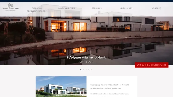 Website Screenshot: Bauen & Wohnen Wohnbaugruppe - Startseite | Bauen & Wohnen Wohnbaugruppe - Date: 2023-06-14 10:47:08