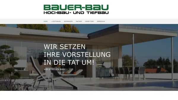 Website Screenshot: Bauer Baugesellschaft m.b.H. - Bauer Bau - Date: 2023-06-22 15:07:48