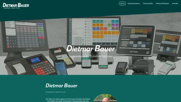 Website Screenshot: Dietmar Bauer Vectron-Systemkassen - Dietmar Bauer Systemkassen & Thermorollen - Date: 2023-06-22 15:07:48