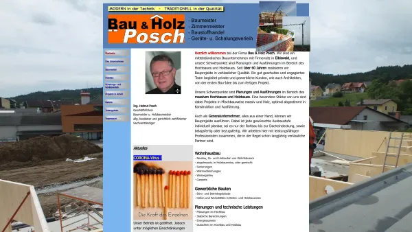 Website Screenshot: Bau & Holz Posch GmbH - Bau & Holz Posch - Date: 2023-06-22 15:08:02