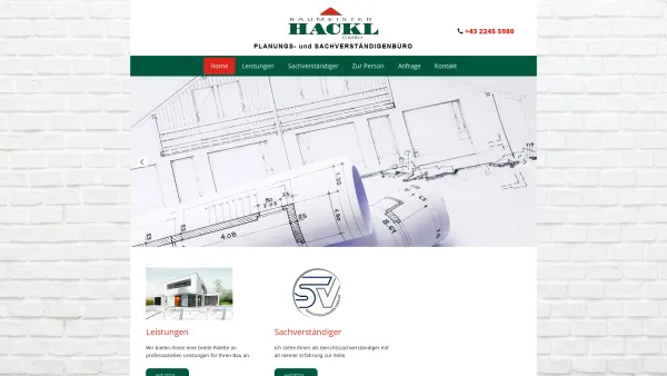 Website Screenshot: Baumeister Hackl - Baumeister Hackl | Ihr Bau-Profi in Niederösterreich - Date: 2023-06-22 15:08:02