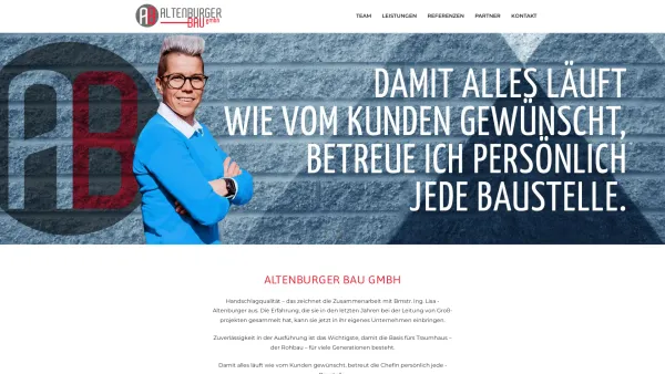 Website Screenshot: Baumeister Peck web26 webhost.at - Altenburger Bau GmbH - Ihr verlässlicher Partner - Date: 2023-06-15 16:02:34