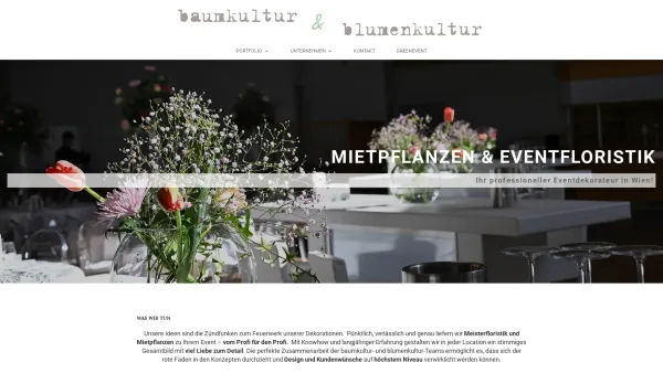 Website Screenshot: baum|kultur - baumkultur blumenkultur HOME - Date: 2023-06-14 10:37:46