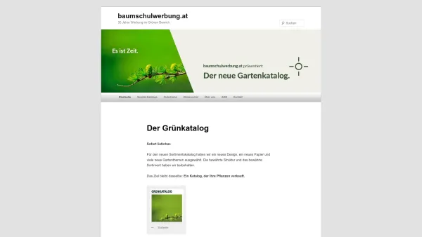 Website Screenshot: baumschulwerbung.at Werbeagentur Dr. Peter Gruber - baumschulwerbung.at | 30 Jahre Werbung im Grünen Bereich. - Date: 2023-06-22 12:13:13
