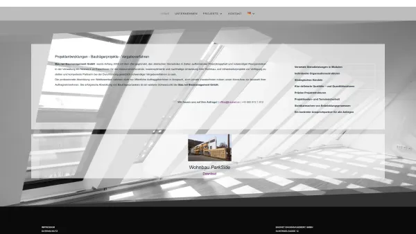 Website Screenshot: Baunet Baumanagement GmbH. - Home - baunet - Date: 2023-06-22 12:13:13