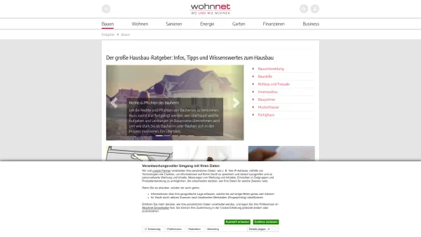 Website Screenshot: Schmutzer Verlag GmbH - Der große Hausbau-Ratgeber: Infos, Tipps und Wissenswertes zum Hausbau - wohnnet.at - Date: 2023-06-15 16:02:34