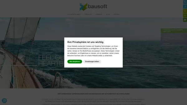 Website Screenshot: Bausoft Solution GmbH - Bausoftware - kompetente Beratung - Bausoft Solution - Date: 2023-06-14 10:47:08
