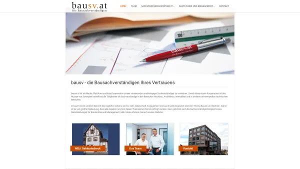 Website Screenshot: Bösch Wolfgang www.bausv.at - bausv.at - Date: 2023-06-22 12:13:13