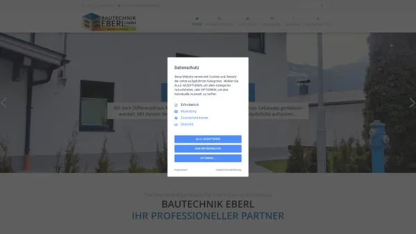 Website Screenshot: Bautechnik Eberl - Sachverständiger für Bau & Holz - Bausachverständiger für Privatgutachten in Tirol - Bautechnik Eberl - Date: 2023-06-22 12:13:13