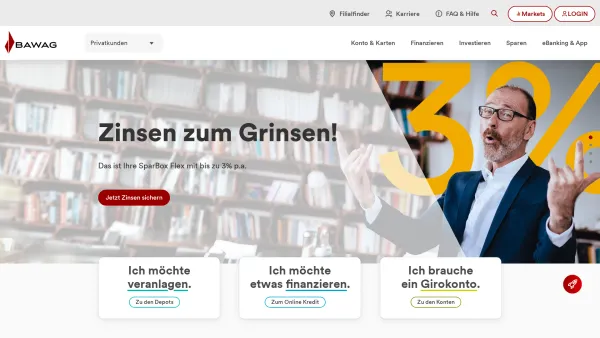 Website Screenshot: Die BAWAG P.S.K. Bank für Arbeit und Wirtschaft und Österreichische Postsparkasse AG - BAWAG | Das ist Bank - Date: 2023-06-22 12:13:13