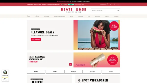 Website Screenshot: www.beate-uhse.at - Beate Uhse ist die Plattform für sexuelle Wellness - Beate Uhse - Date: 2023-06-15 16:02:34