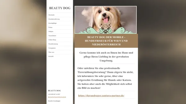 Website Screenshot: Beautydog Tierpflege Hundepflege Katzenpflege - BEAUTY DOG - Date: 2023-06-22 15:00:11