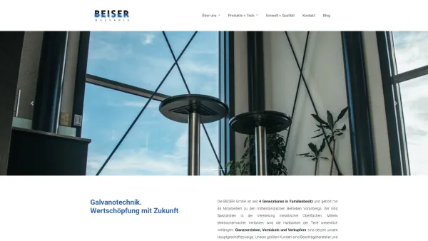 Website Screenshot: bei Beiser Galvanotechnik - Beiser GmbH & Co Kg - Date: 2023-06-22 12:13:13