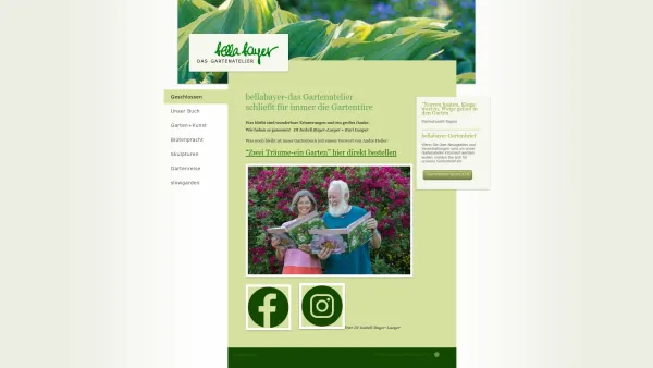 Website Screenshot: bellabayer das Gartenatelier Startseite - bella bayer | Das Gartenatelier - Date: 2023-06-22 12:13:13