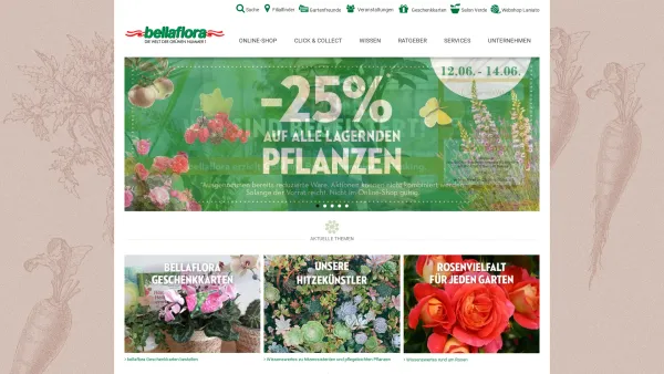 Website Screenshot: bellaflora - Pflanz dir Freude ins Leben - Startseite | bellaflora - Date: 2023-06-15 16:02:34