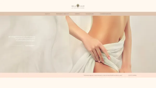 Website Screenshot: Cosmeticinstitut bellefleur - Belle Fleur - Date: 2023-06-22 12:13:13