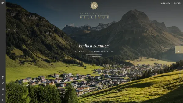 Website Screenshot: Hotel Bellevue**** - Mein Urlaubsdomizil in Lech | Hotel Bellevue Lech - Date: 2023-06-22 12:13:13