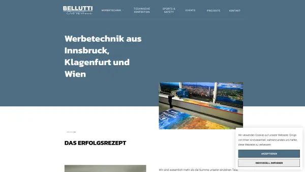 Website Screenshot: Bellutti Immobilien GmbH - Werbetechnik Wien, Innsbruck und Klagenfurt I Österreich - Date: 2023-06-15 16:02:34