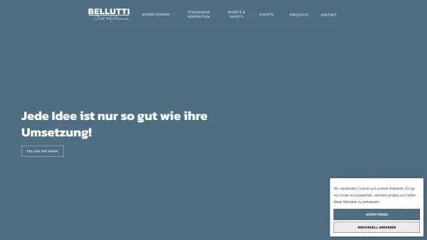 Website Screenshot: bellutti planen - Home - BELLUTTI GROUP - Date: 2023-06-14 10:47:08