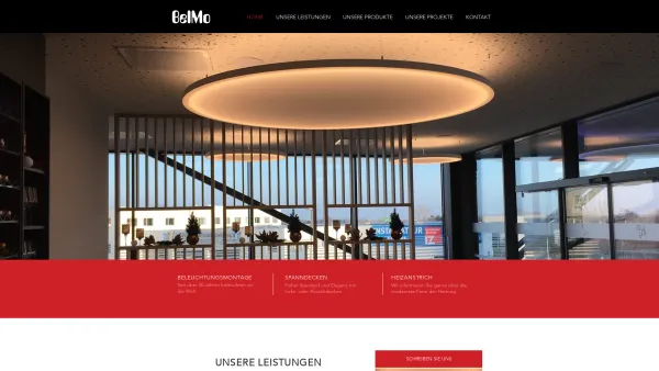 Website Screenshot: BelMo Licht u. Spanndecken e.U.
Uwe Werner - BelMo Licht u. Spanndecken GmbH | Österreich - Date: 2023-06-15 16:02:34