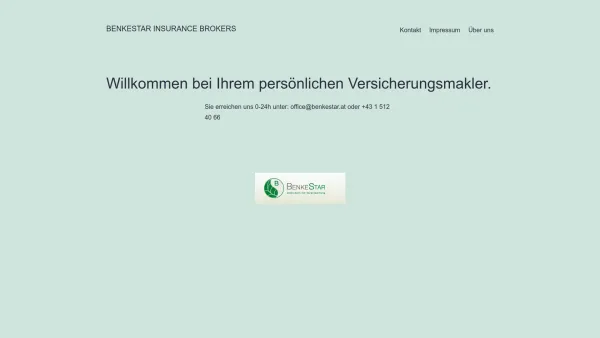 Website Screenshot: Benke Firmengruppe - BenkeStar Insurance Brokers - Date: 2023-06-14 10:39:01