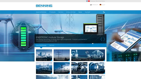Website Screenshot: Benning Austria - BENNING Österreich - BENNING - Date: 2023-06-22 15:08:02