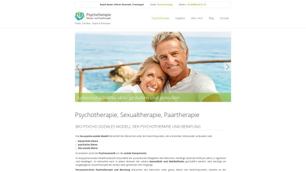 Website Screenshot: Sexualberatung-Paarberatung-Lebensberatung - Psychotherapie Thomas Groinig © 2021 - Date: 2023-06-22 15:08:02